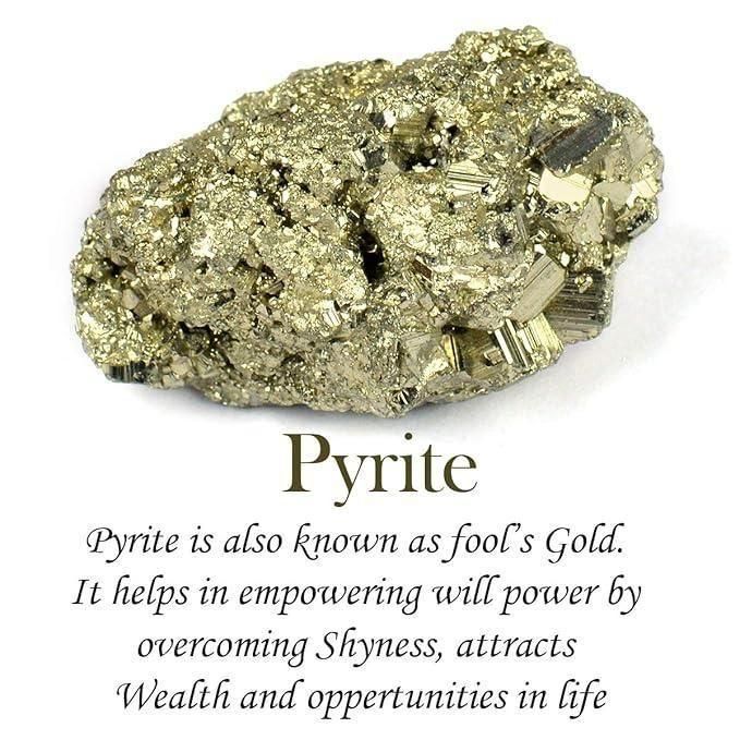 Natural Rough Pyrite Crystal Stones – Raw Metallic Pyrite Mineral for Healing, Meditation & Energy Cleansing