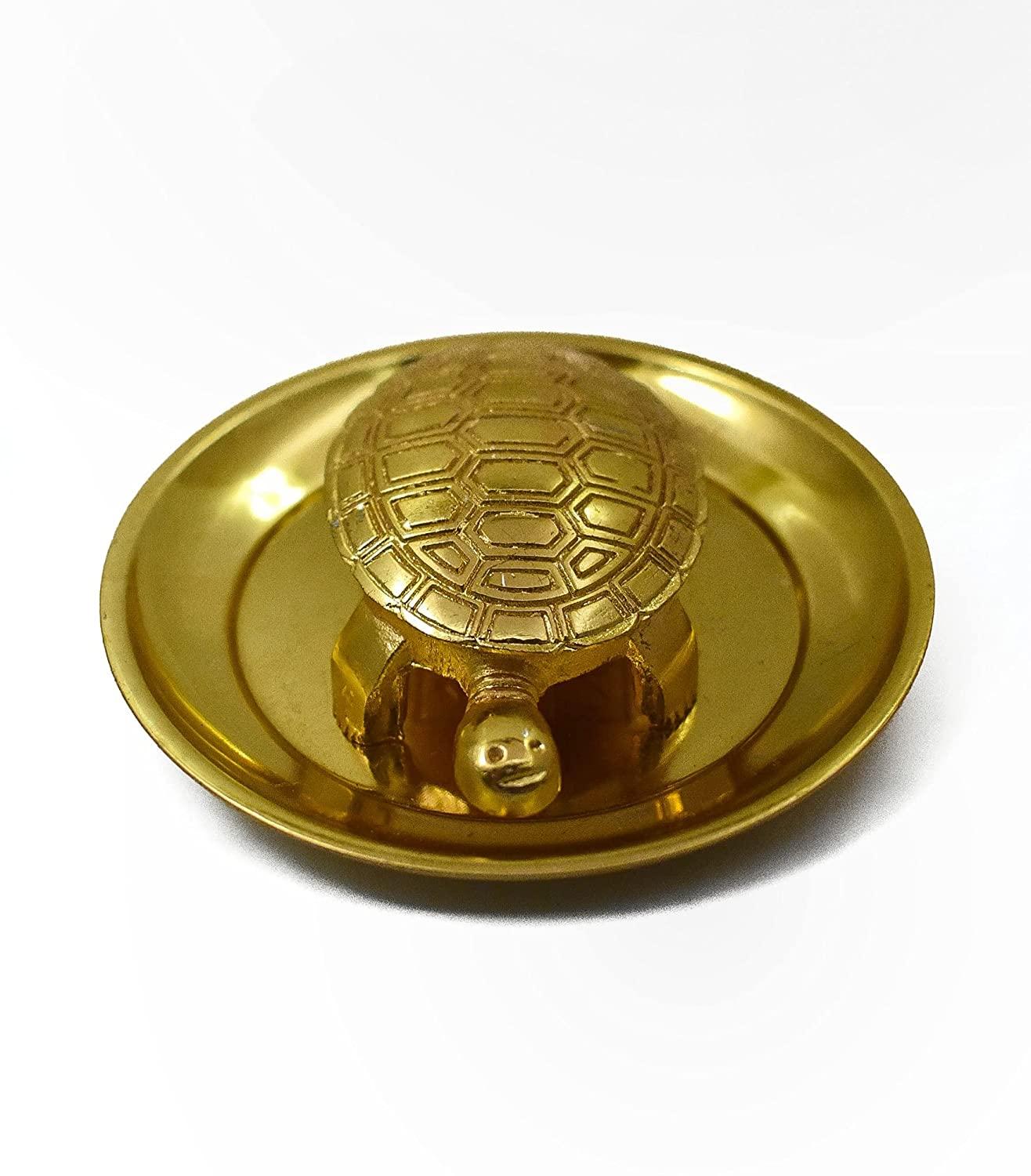 Wish Fulfilment Kachua Yantra Plate – Feng Shui & Vastu Tortoise for Good Luck, Prosperity & Icchapurti Energy