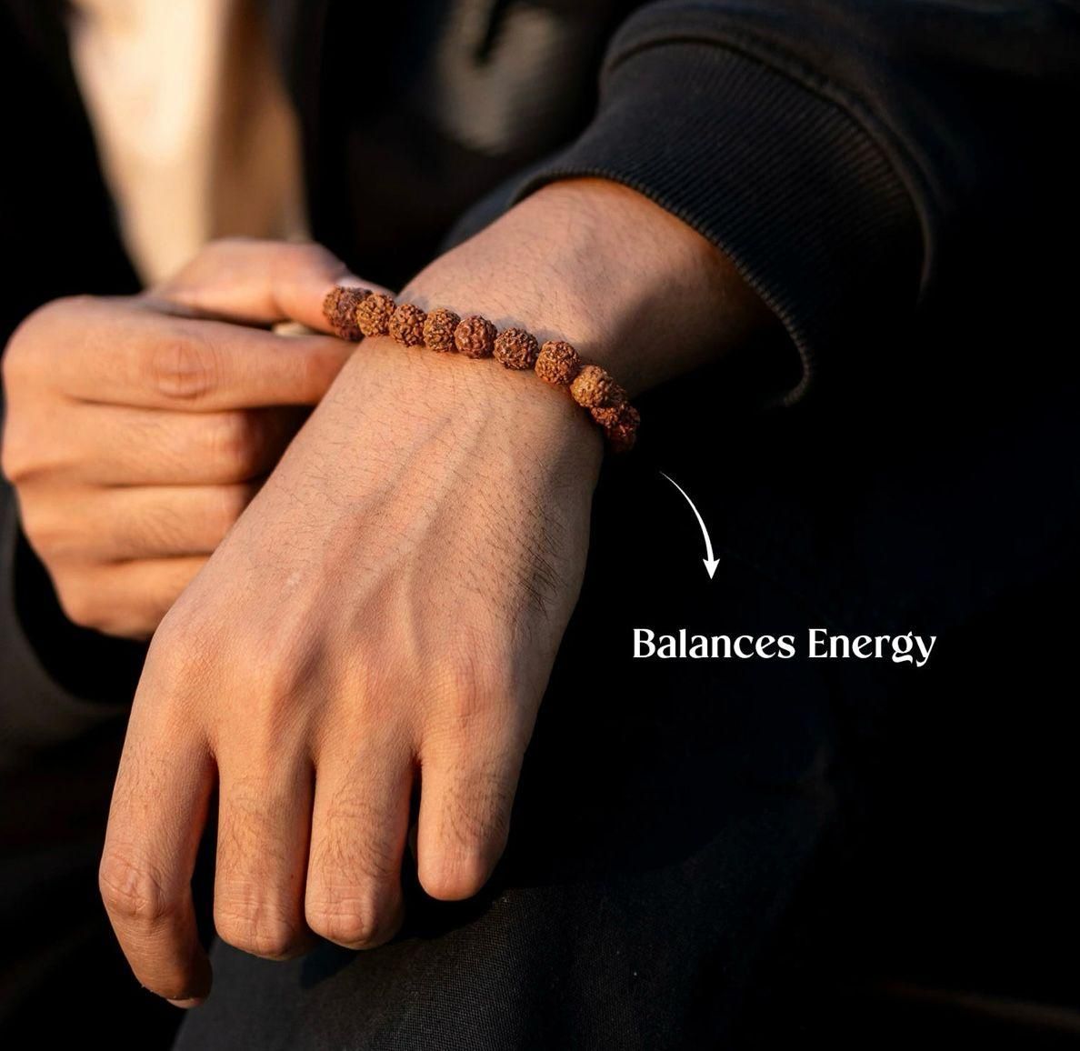 7 Mukhi Rudraksha Bracelet – Powerful Spiritual Wristband for Healing, Protection & Energy Balance