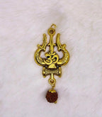 Panchmukhi Rudraksha OM Shiva Trishool Mala – Spiritual Prayer Beads for Protection, Energy & Devotion