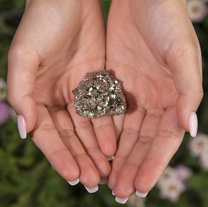 Natural Rough Pyrite Crystal Stones – Raw Metallic Pyrite Mineral for Healing, Meditation & Energy Cleansing