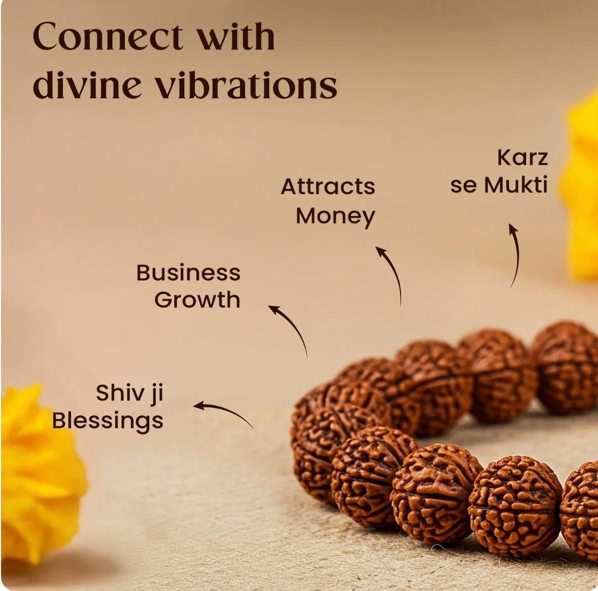 7 Mukhi Rudraksha Bracelet – Powerful Spiritual Wristband for Healing, Protection & Energy Balance